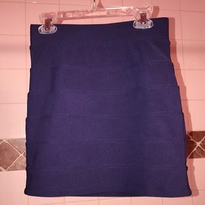 Purple pencil skirt